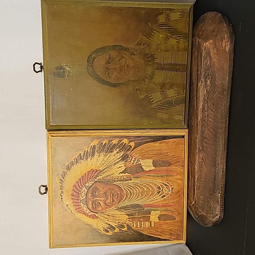 Native American Wooden Plaques